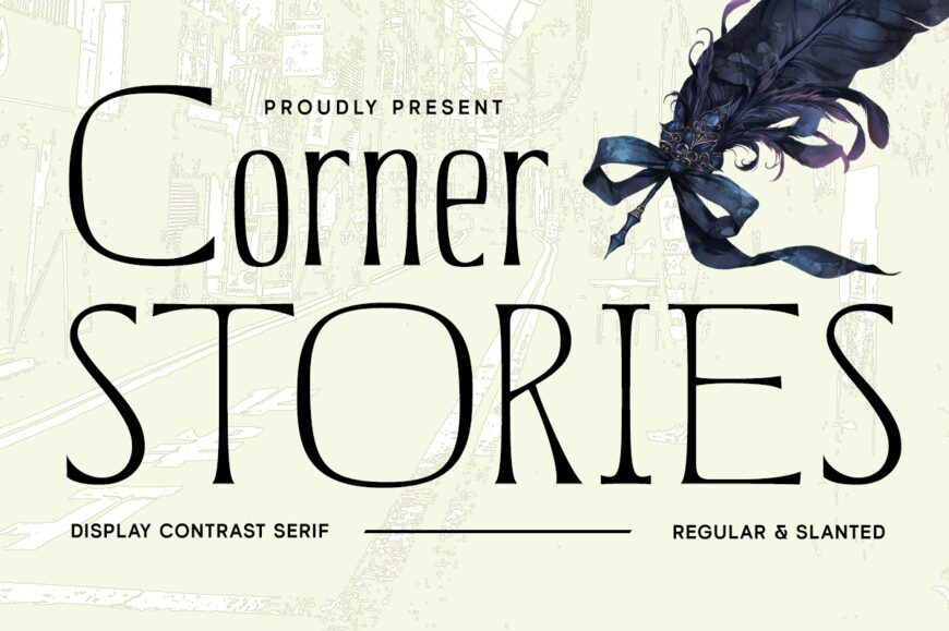 Corner Stories Font