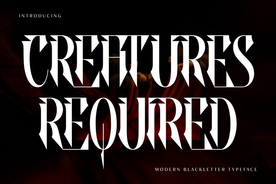 Creatures Required Font