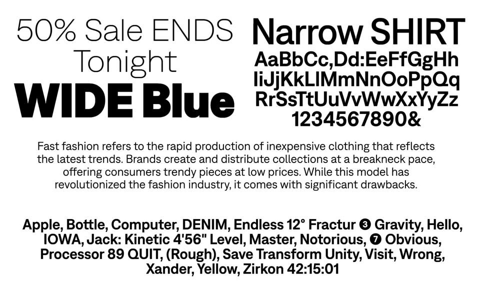 Denim Font Family