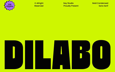 Dilabo Font