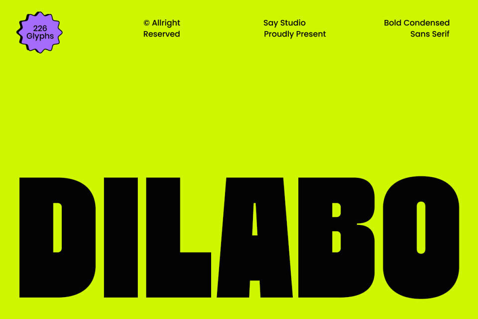 Dilabo Font