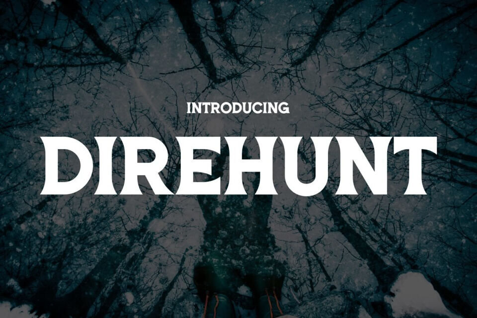 Direhunt Font