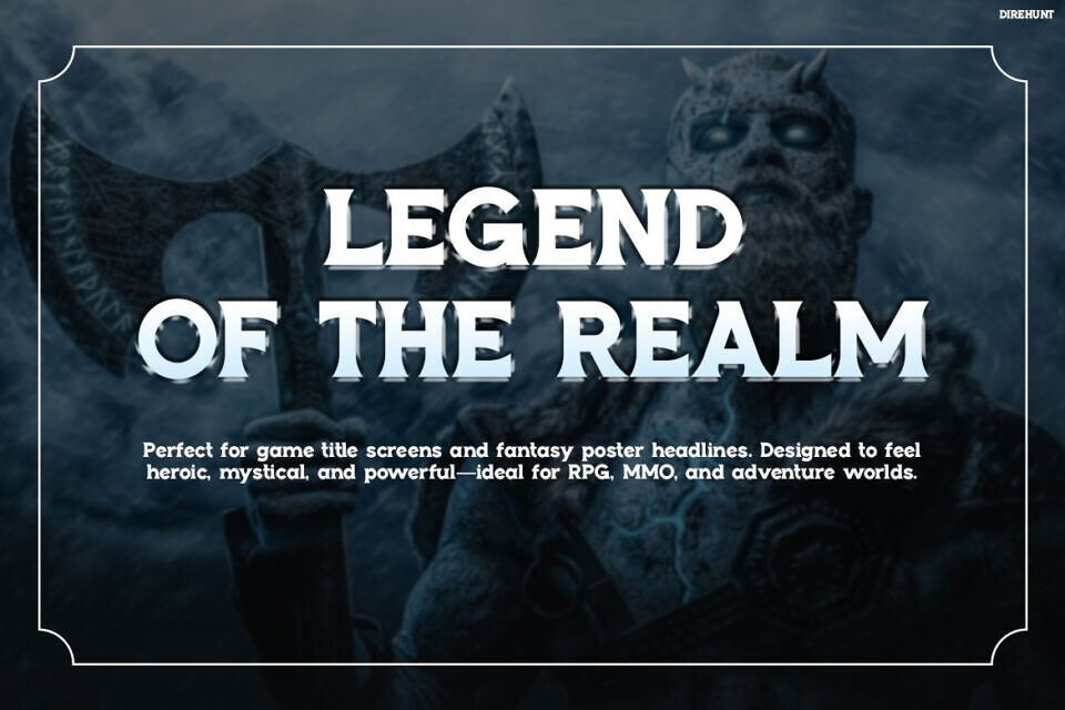 Direhunt Font