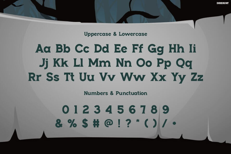 Direhunt Font