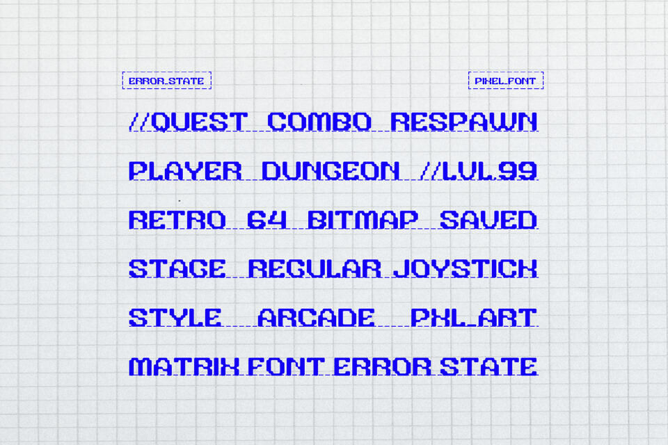 Error State Font