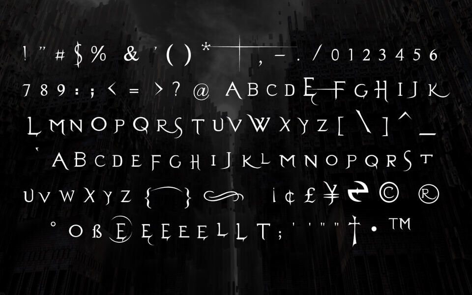 Evanescent Font