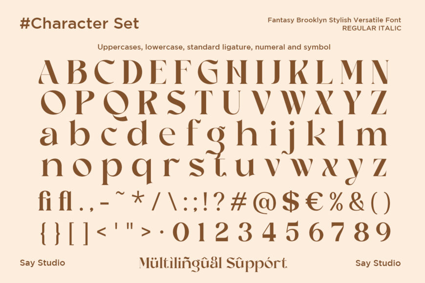 Fantasy Brooklyn Font
