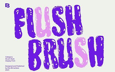 Flush Brush Font