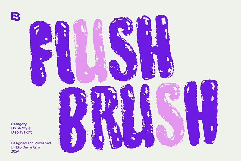 Flush Brush Font