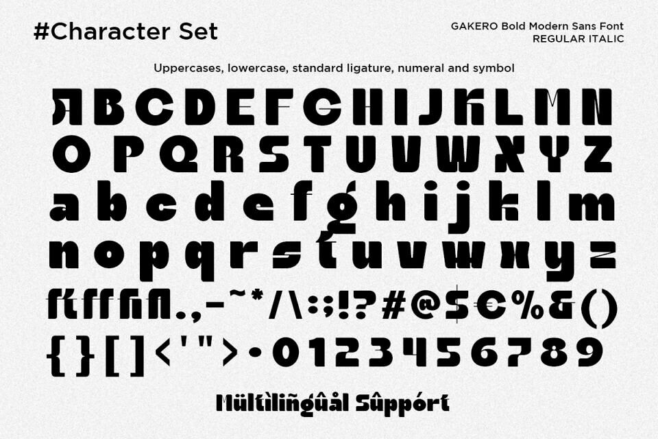 Gakero Font
