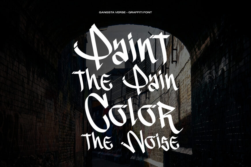 Gangsta Verse Font