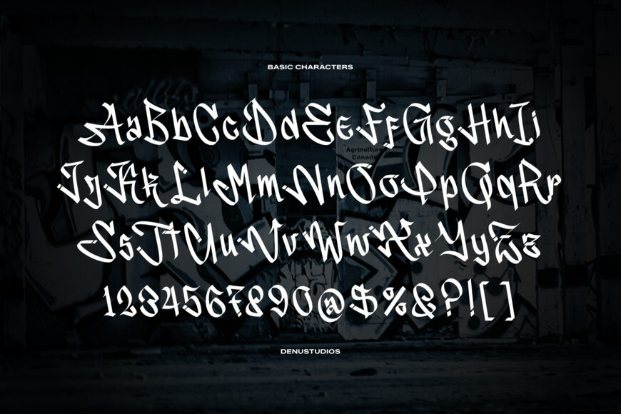 Gangsta Verse Font