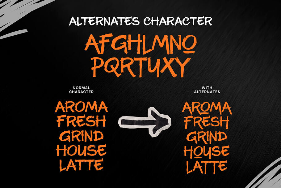 Gejiro Brush Font