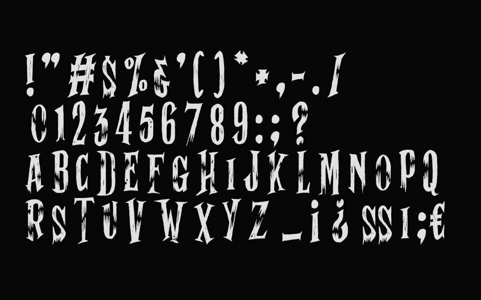 Ghost Shadow Font