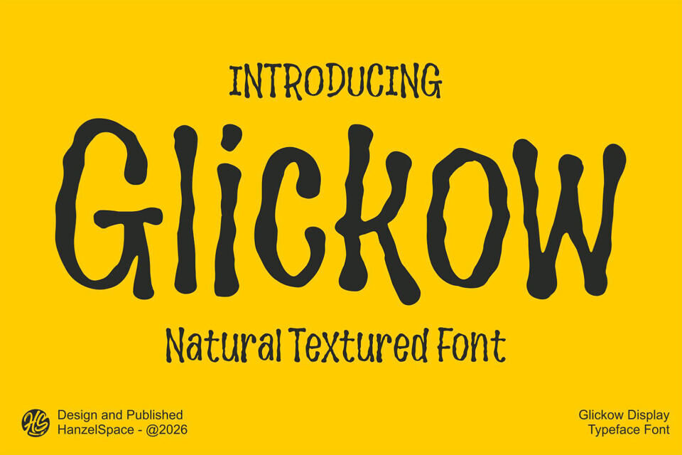 Glickow Display Typeface Font
