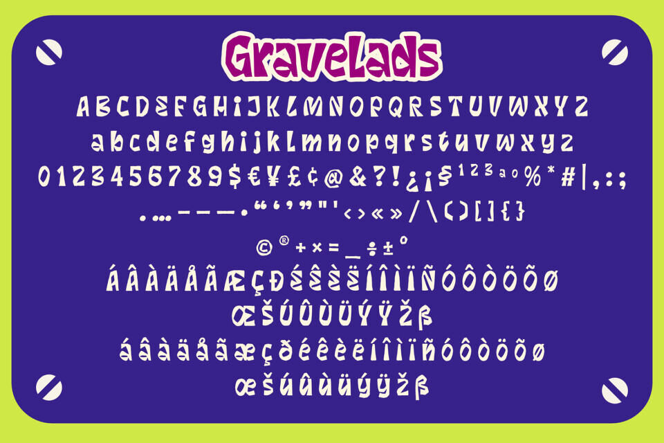Gravelads Font