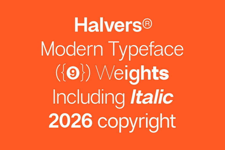 Halvers Font Family