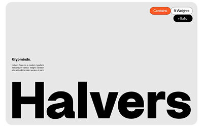 Halvers Font Family
