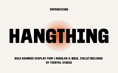 Hangthing Font