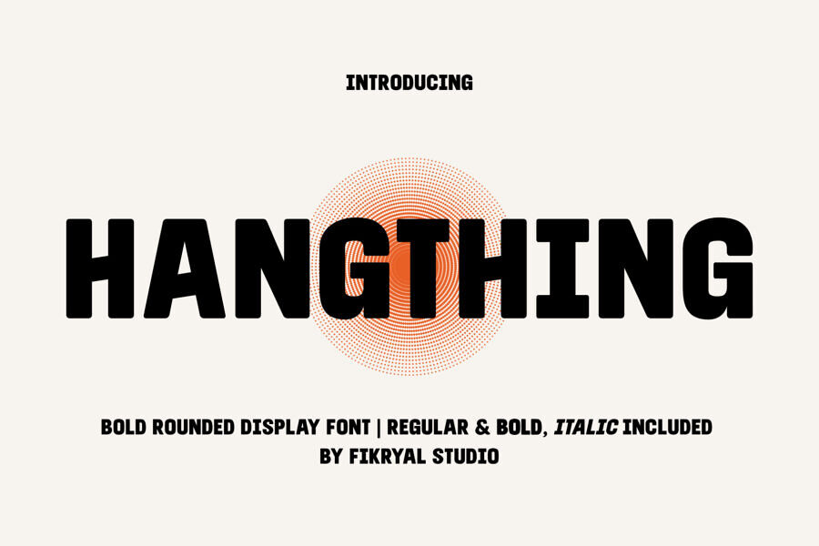 Hangthing Font