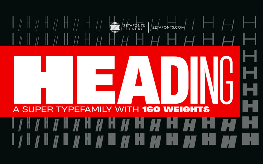 Heading Now Font Family