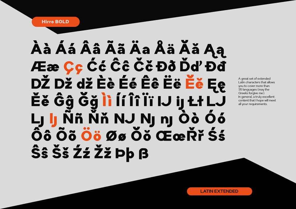 Hirro Sans Font Family