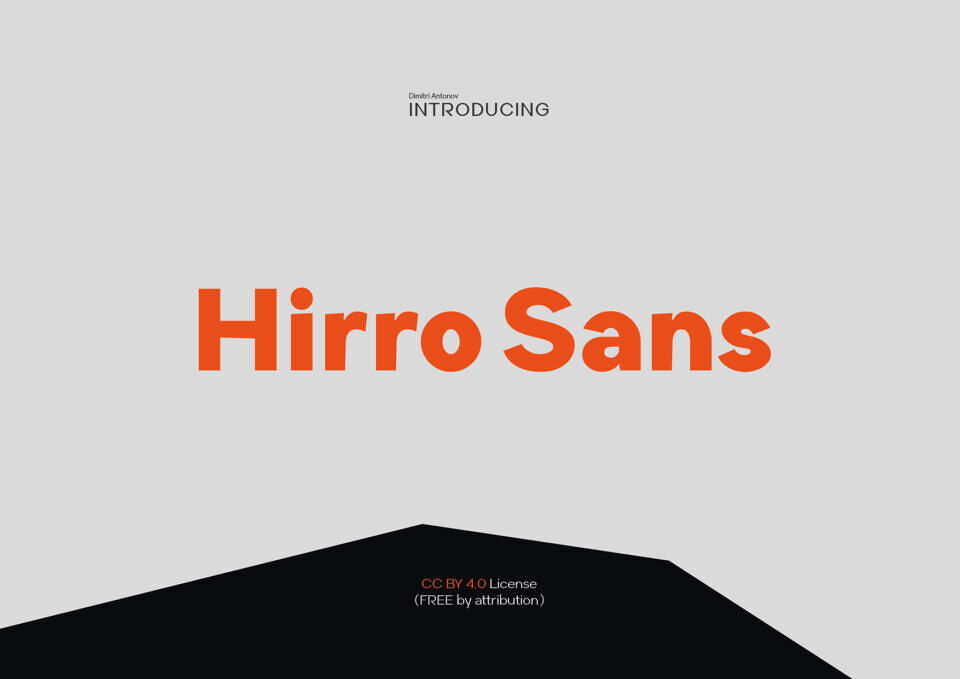 Hirro Sans Font Family