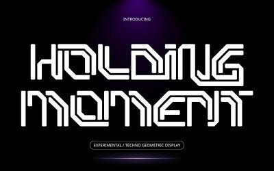 Holding Moment Font