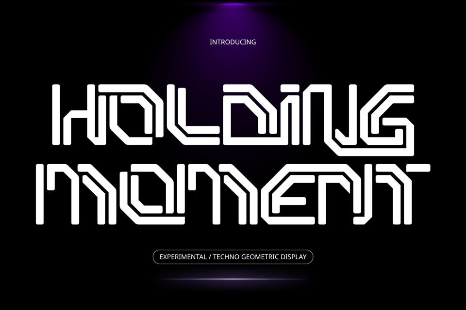 Holding Moment Font
