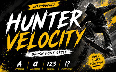 Hunter Velocity Font