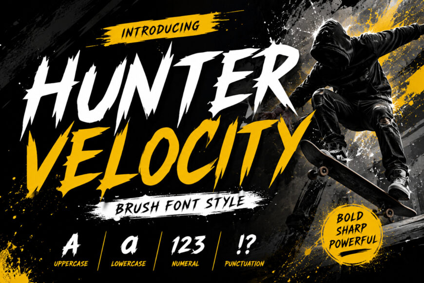 Hunter Velocity Font