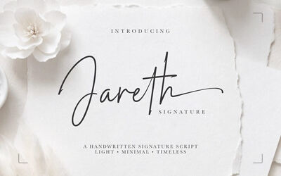 Jareth Signature Font