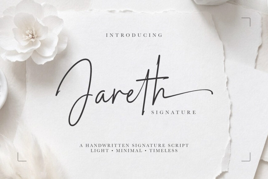 Jareth Signature Font