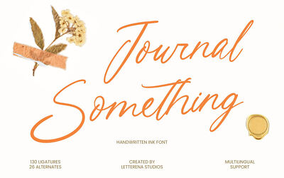 Journal Something Font