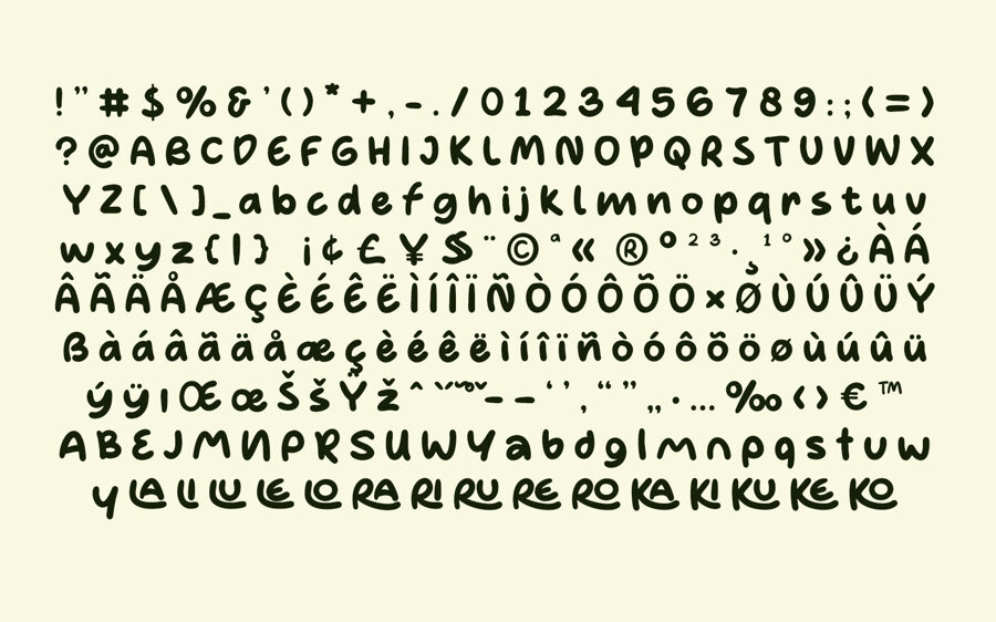 Kidmania Font