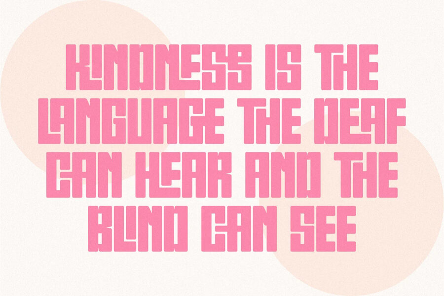 Kindness Font
