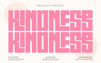 Kindness Font