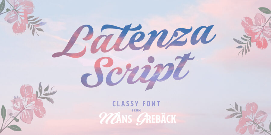 Latenza Script Font