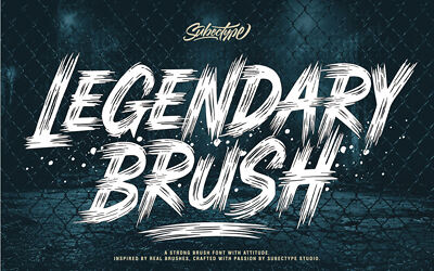 Legendary Brush Font