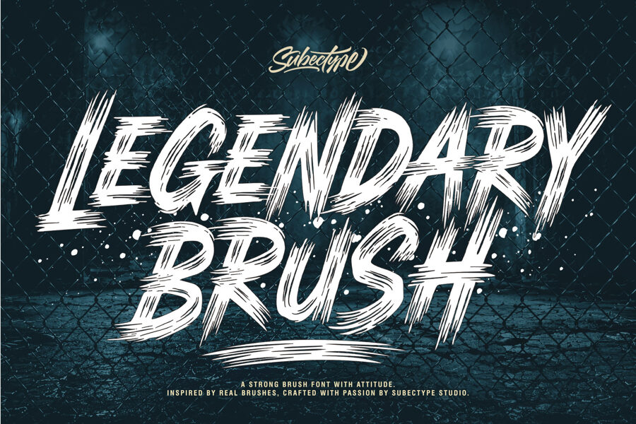 Legendary Brush Font