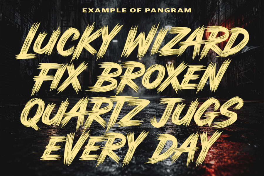 Legendary Brush Font