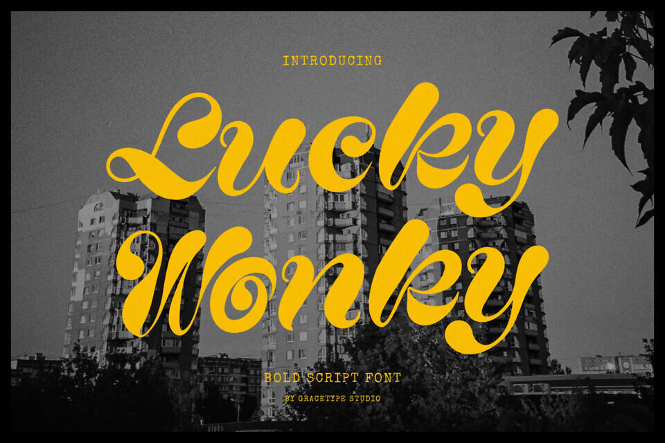 Lucky Wonky Font
