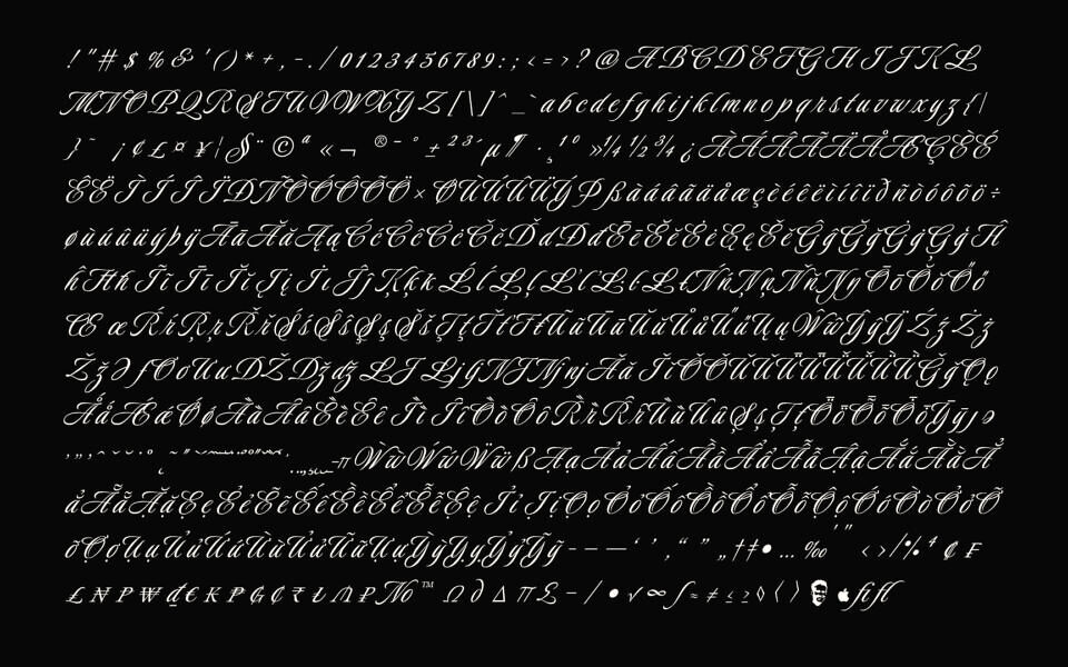 Luxurious Script Font
