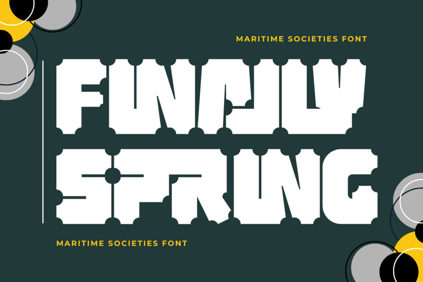 Maritime Societies Font