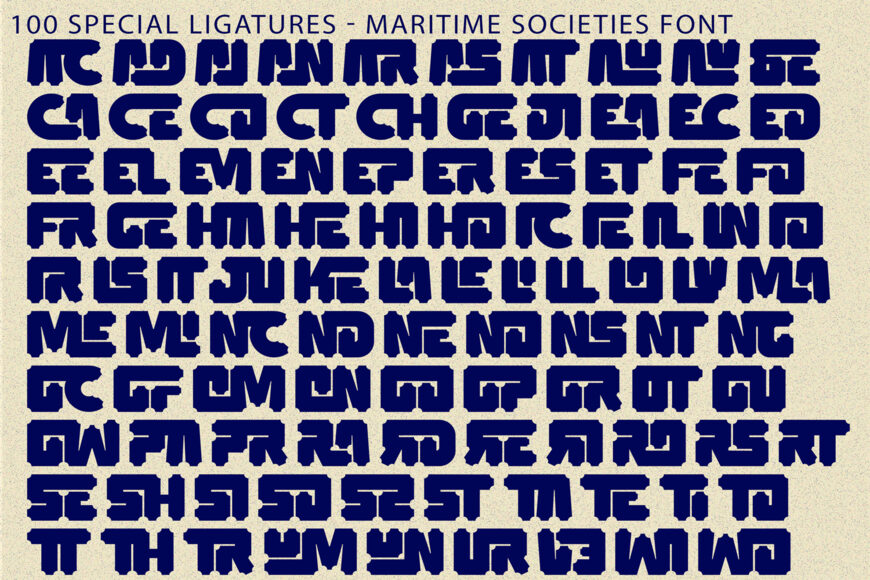 Maritime Societies Font