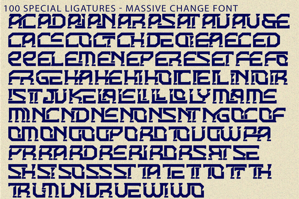 Massive Change Font