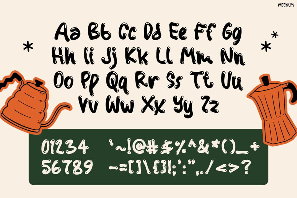 Meenum Font