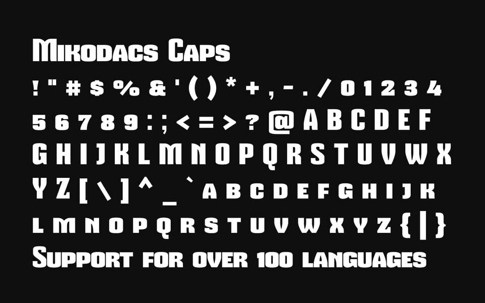 Mikodacs Font