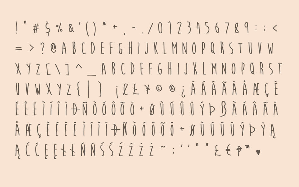 Moon Flower Font