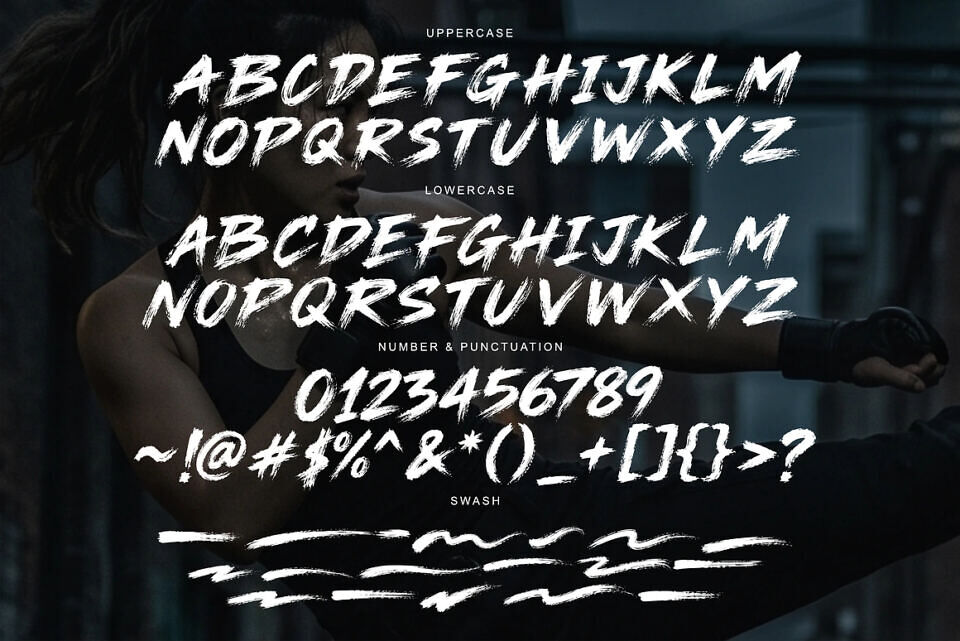 Nelyx Brush Font